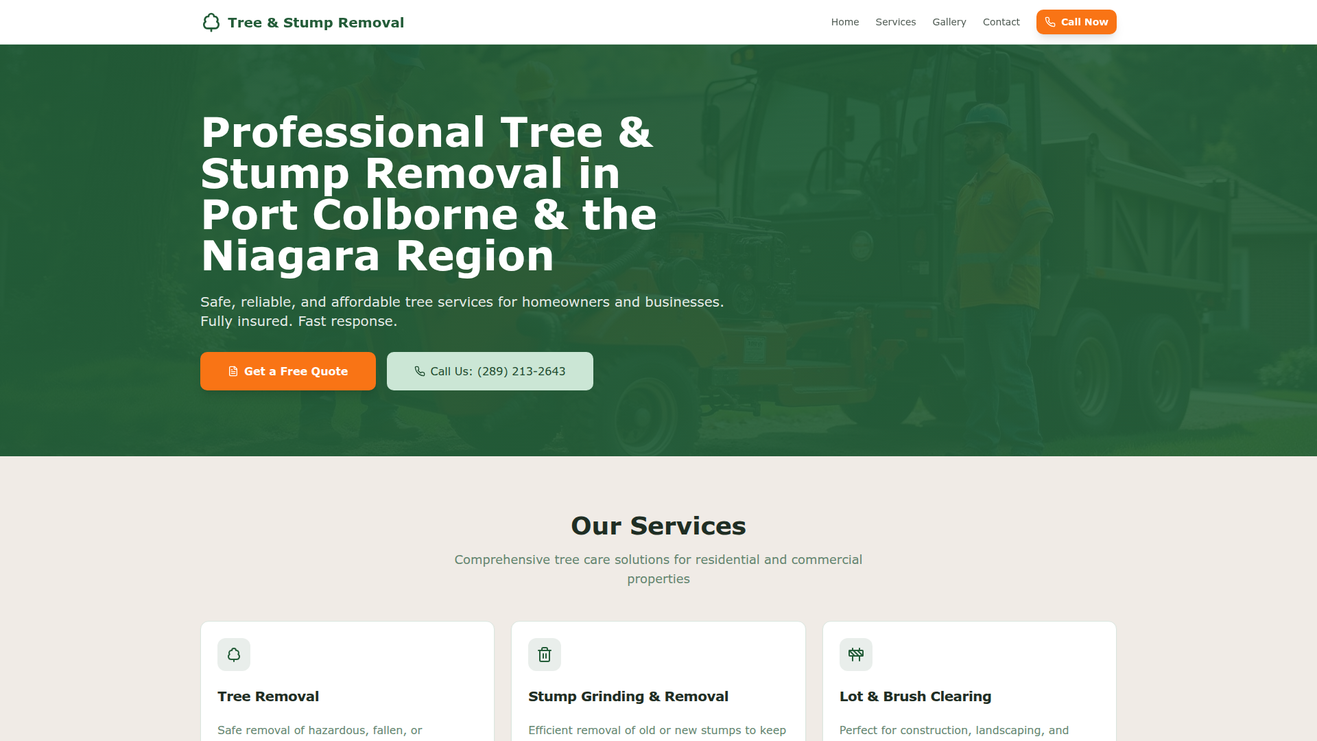 Tree and Stump Removal